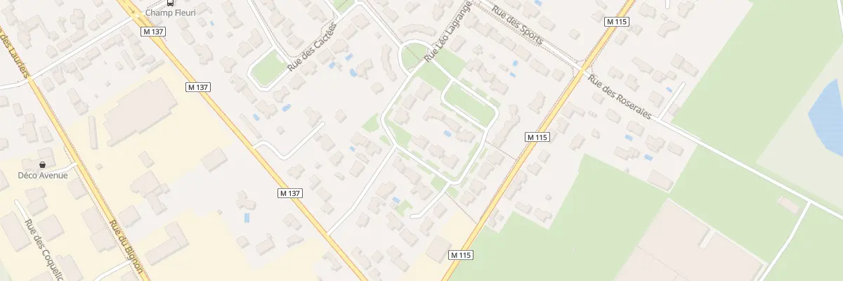 Plan du 1 Rue René Lacoste aux Sorinières