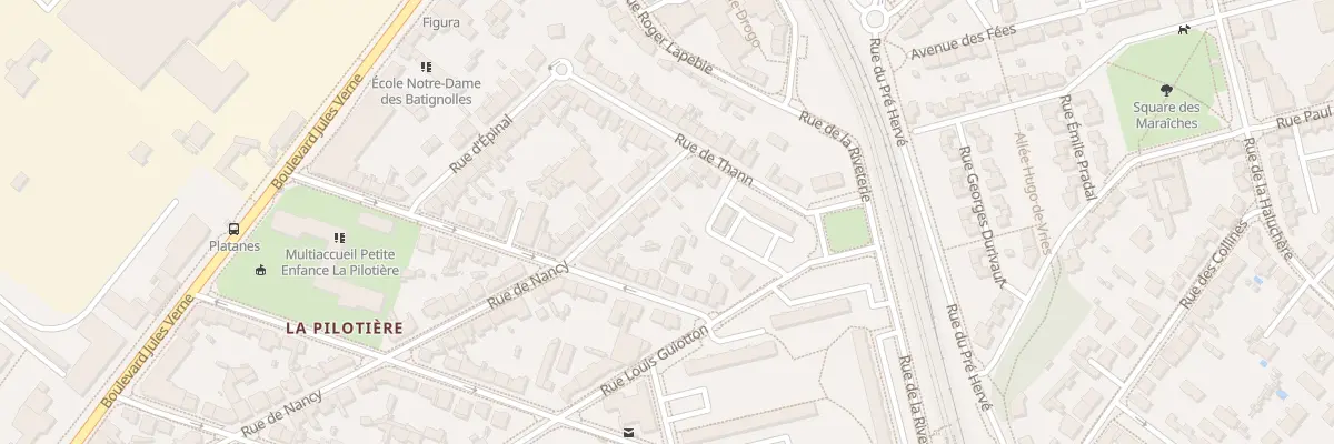 Plan du 78 Rue de Nancy à Nantes