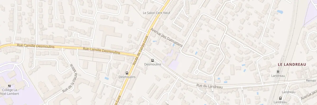 Plan du 7 Rue du Landreau à Nantes