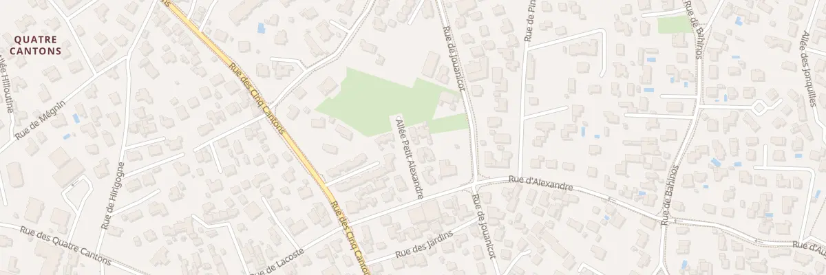 Plan du 6 All Petit Alexandre à Anglet