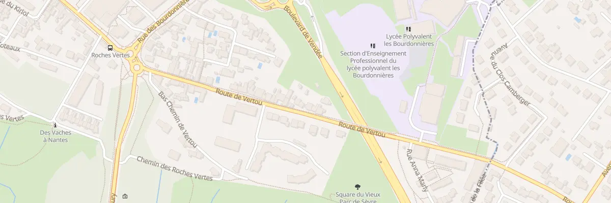 Plan du 235 Rte de Vertou à Nantes