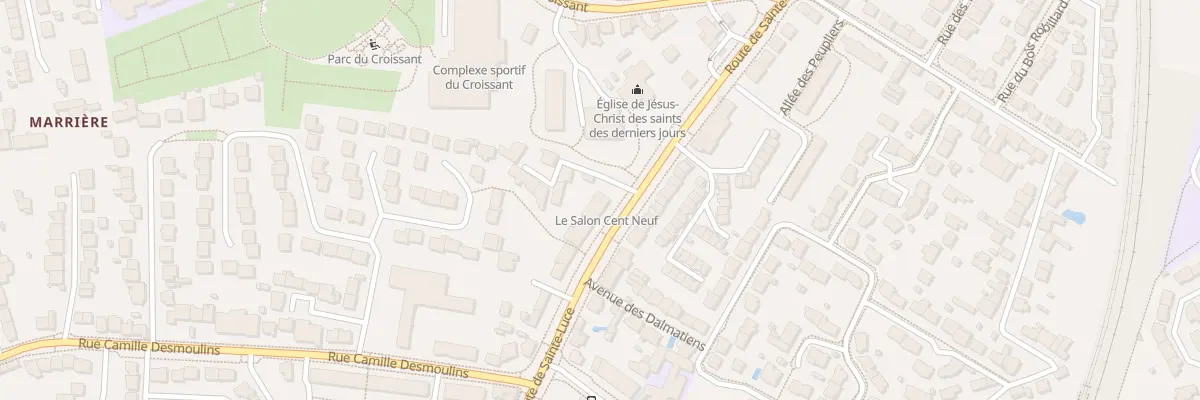 Plan du 109 Rte de Ste Luce à Nantes