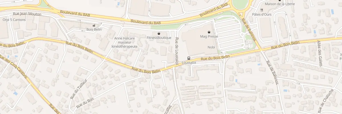 Plan du 33 Rue du Bois Belin à Anglet