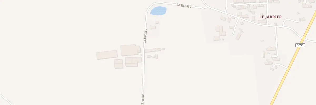 Plan du 3 La Brosse à Saint-Vincent-des-Landes