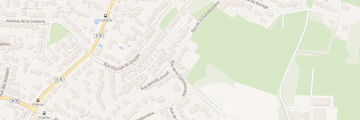 Plan du 26 Rue de la Guindonnière aux Sorinières