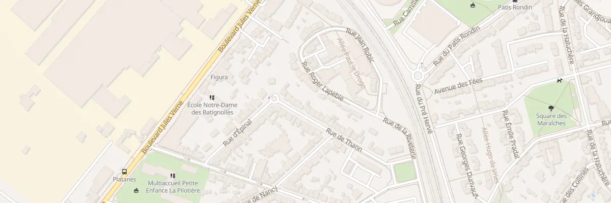 Plan du 32 Rue de Thann à Nantes