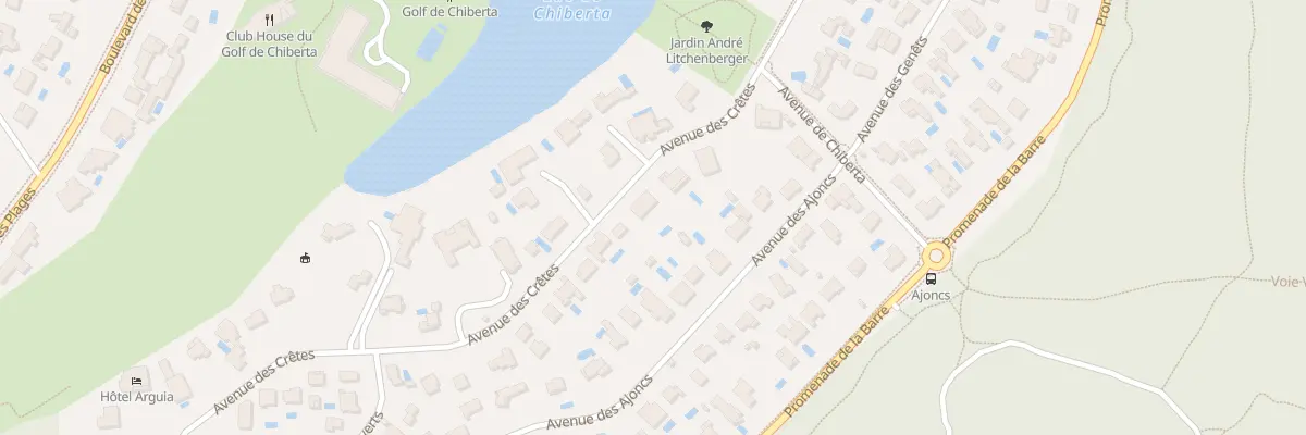 Plan du 42 Av des Crêtes à Anglet
