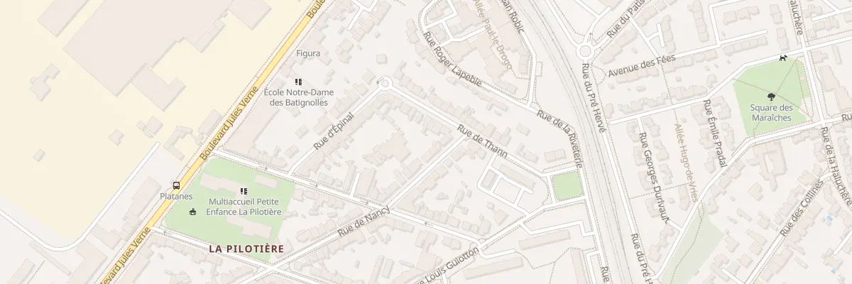 Plan du 59 Rue de Nancy à Nantes