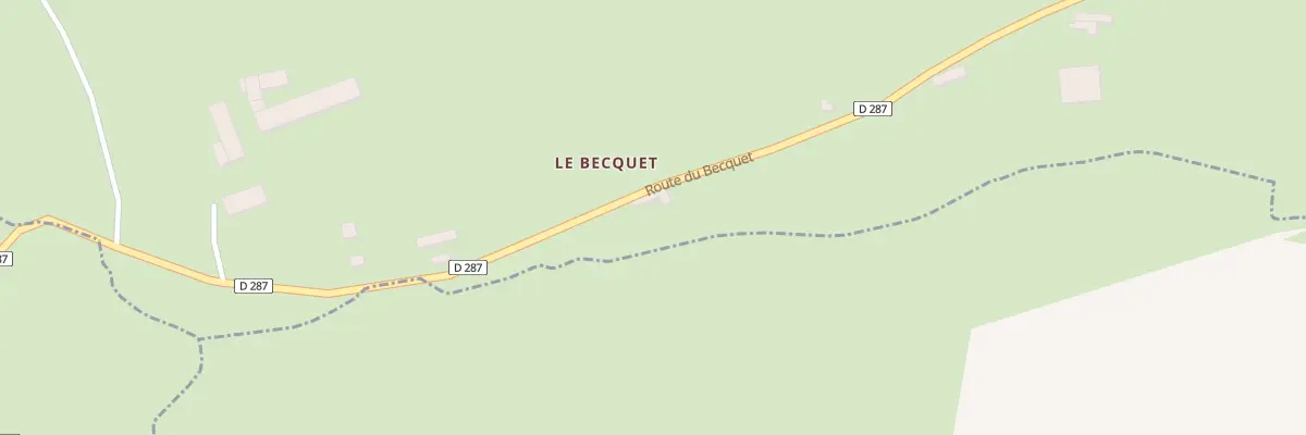Plan du 7 Rte du Becquet à Morville