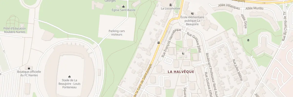 Plan du 79 Av de la Gare de St Joseph à Nantes