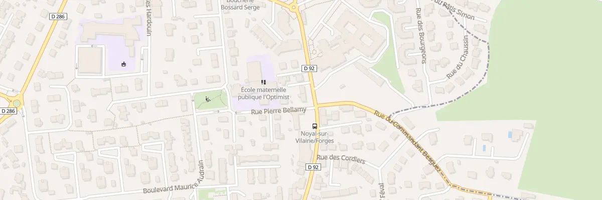 Plan du 7 Rue Pierre Bellamy à Noyal-sur-Vilaine