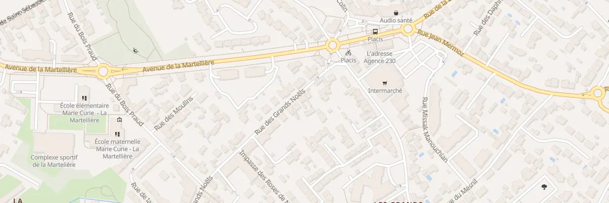 Plan du 9 Rue des Grands Noëls à Saint-Sébastien-sur-Loire