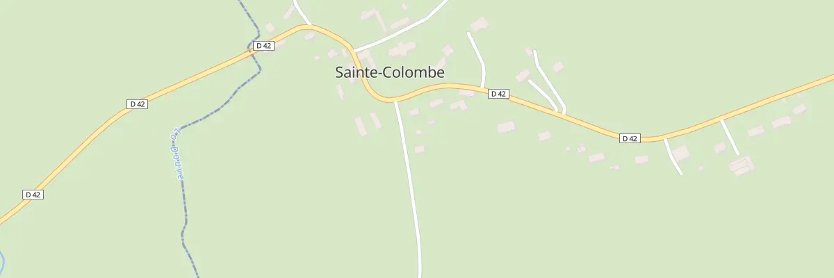 Plan du 23B Village de l’Eglise à Sainte-Colombe