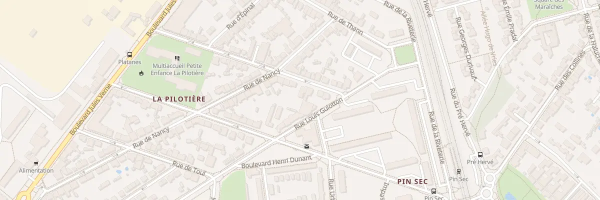Plan du 7 Rue des Platanes à Nantes