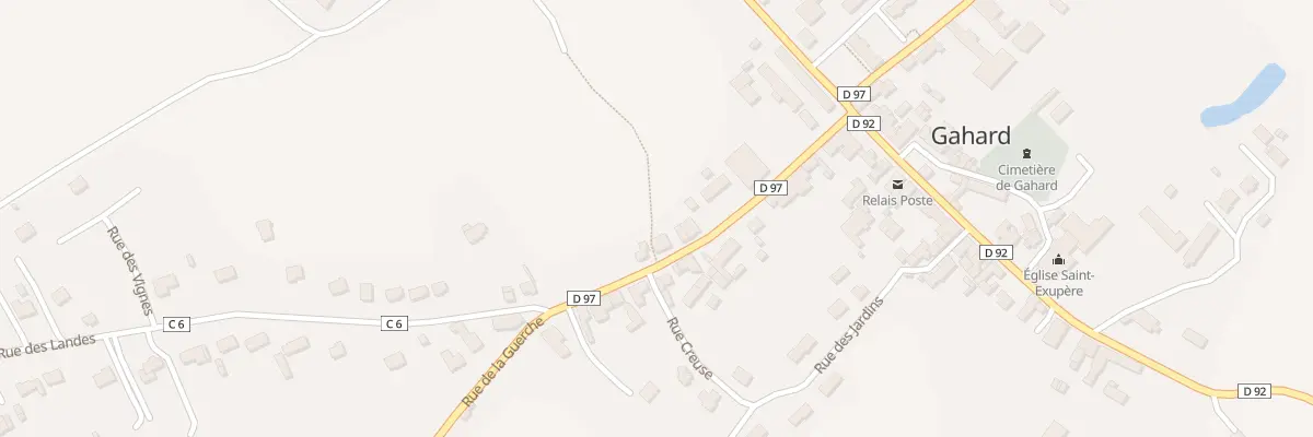 Plan du 13 Rue de la Guerche à Gahard