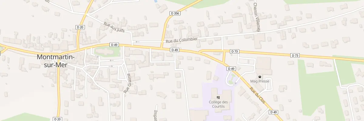 Plan du 20 Rue Jean-Claude Ménard à Montmartin-sur-Mer