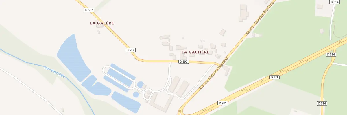 Plan du 5476 La Gachere à Bréhal
