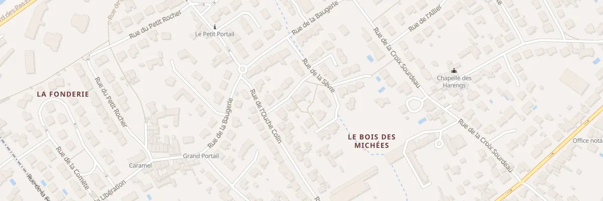 Plan du 3 Rue de la Moine à Saint-Sébastien-sur-Loire