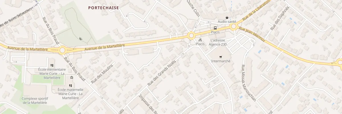 Plan du 8 Rue des Grands Noëls à Saint-Sébastien-sur-Loire