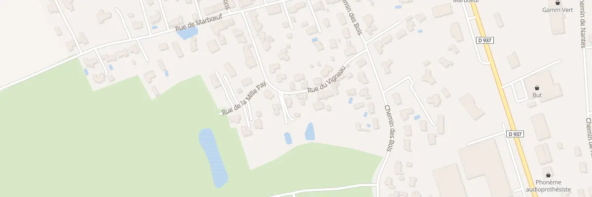 Plan du 23 Rue du Vigneau à Geneston