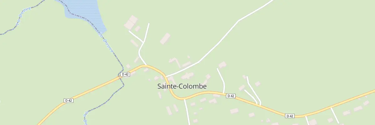 Plan du 8 Village de l’Eglise à Sainte-Colombe