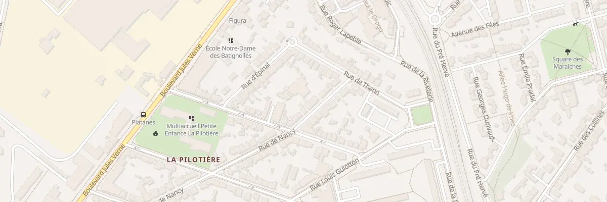 Plan du 53 Rue de Nancy à Nantes
