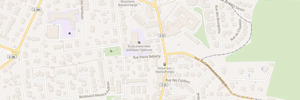 Plan du 5 Rue Pierre Bellamy à Noyal-sur-Vilaine