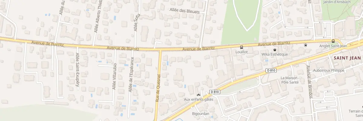 Plan du 49 Av de Biarritz à Anglet