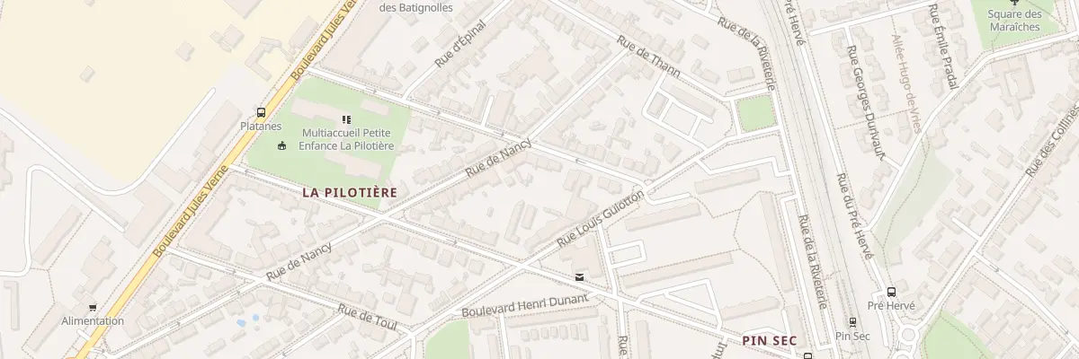 Plan du 11 Rue des Platanes à Nantes