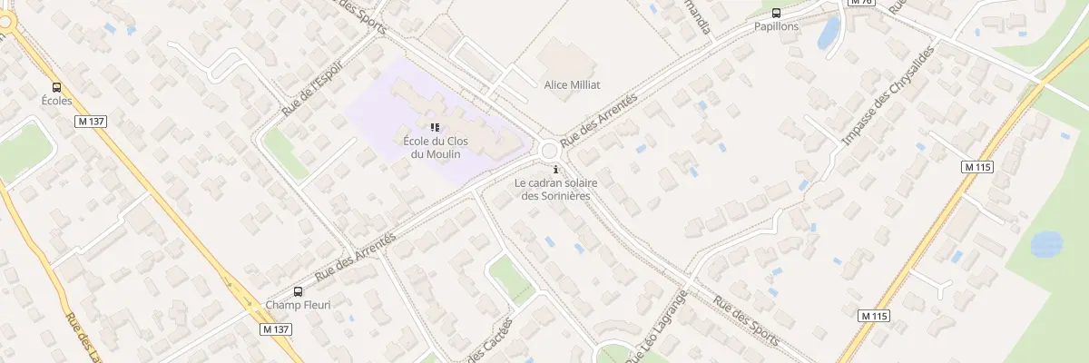 Plan du 28 Rue des Arrentés aux Sorinières