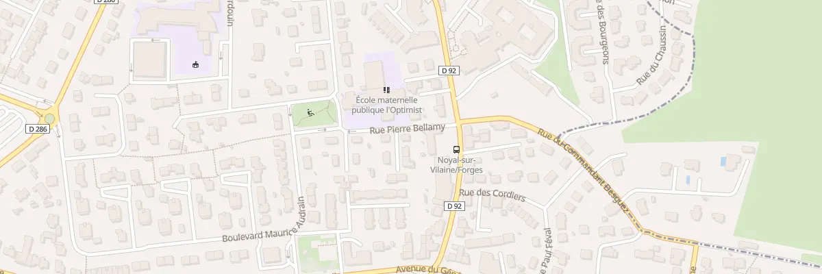 Plan du 24 Rue Pierre Bellamy à Noyal-sur-Vilaine