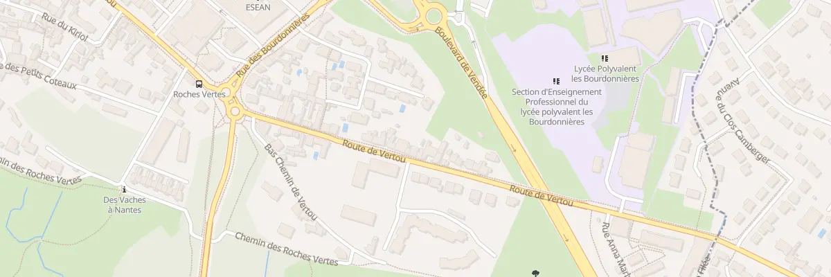 Plan du 223 Rte de Vertou à Nantes