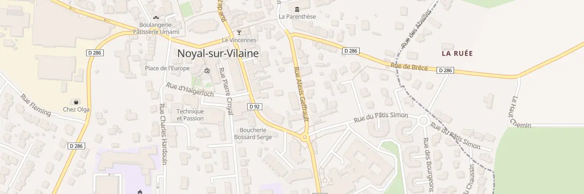 Plan du 26 Rue Alexis Geffrault à Noyal-sur-Vilaine