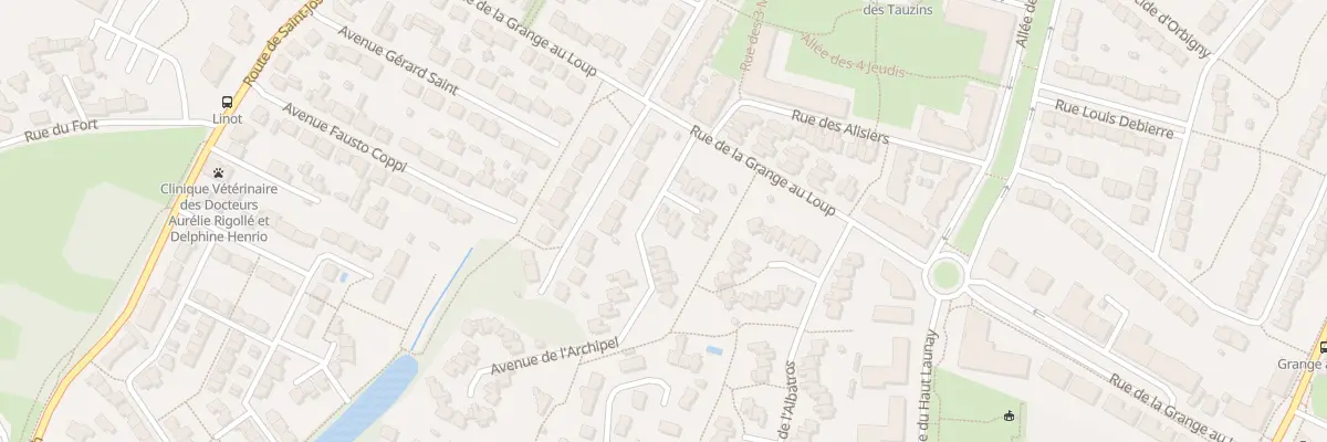 Plan du 2 Av du Corail à Nantes