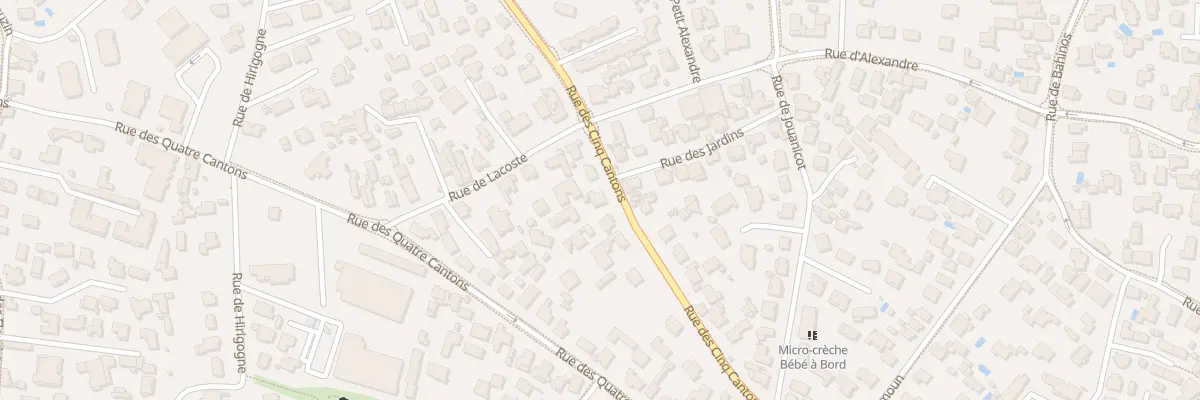 Plan du 47 Rue des Cinq Cantons à Anglet