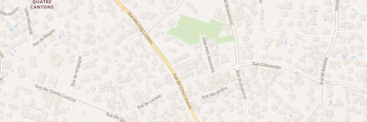 Plan du 52 Rue des Cinq Cantons à Anglet