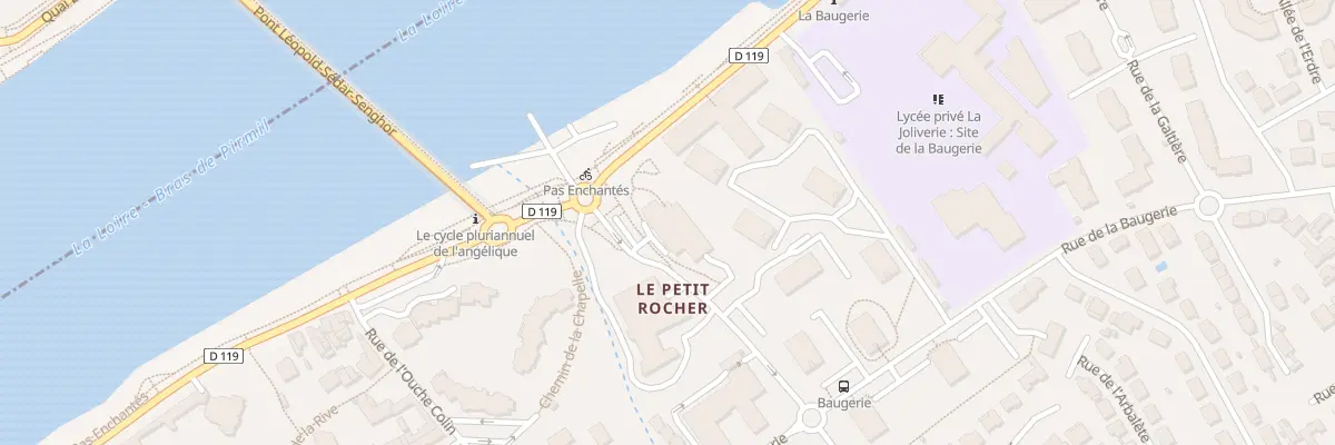 Plan du 40 Rue de la Croix Sourdeau à Saint-Sébastien-sur-Loire