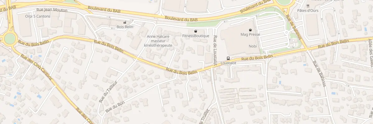 Plan du 27 Rue du Bois Belin à Anglet