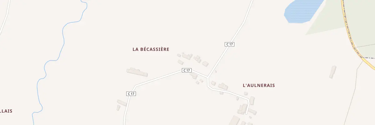 Plan du 5250 L’Aulnerais à Gahard