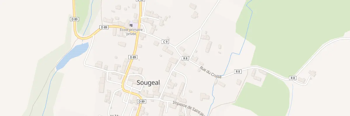 Plan du 15 Rue des Reposoirs à Sougeal
