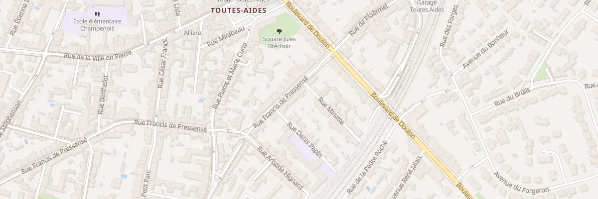 Plan du 15 Rue Francis de Pressensé à Nantes