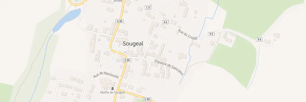 Plan du 3 Imp Saint Jean à Sougeal