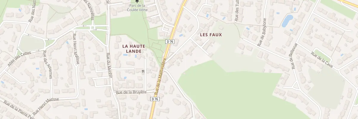 Plan du 4 Les Faux aux Sorinières