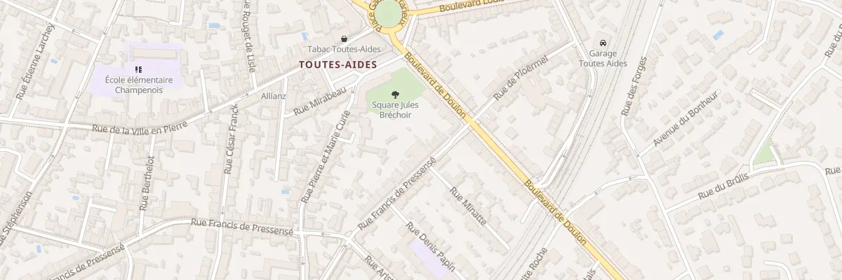 Plan du 10 Rue Francis de Pressensé à Nantes