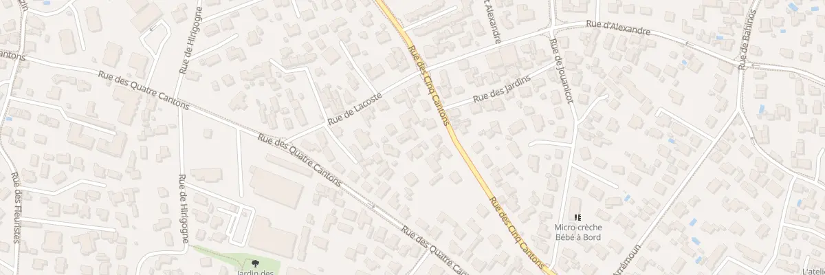 Plan du 45T Rue des Cinq Cantons à Anglet
