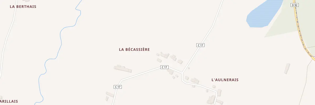 Plan du 10 L’Aulnerais à Gahard