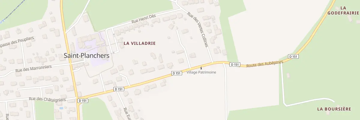 Plan du 5274 La Villadrie à Saint-Planchers