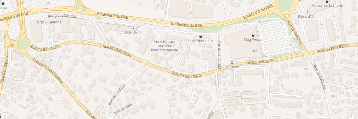 Plan du 23 Rue du Bois Belin à Anglet