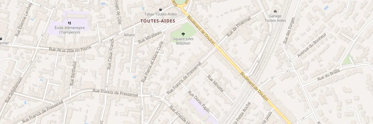 Plan du 16 Rue Francis de Pressensé à Nantes