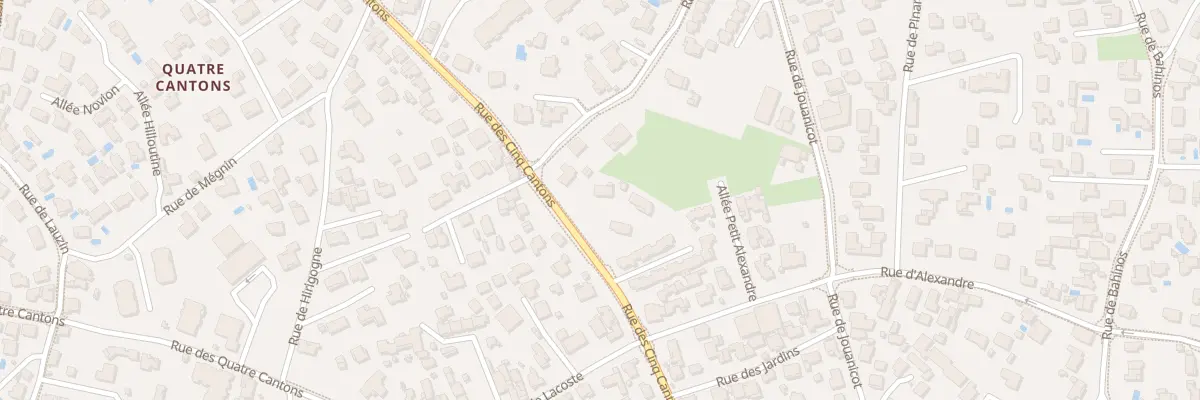 Plan du 58 Rue des Cinq Cantons à Anglet